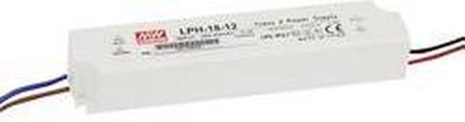 Mean Well LPH-18-12 LED-driver, LED-transformator Constante spanning, Constante stroomsterkte 18 W 0 - 1.5 A 12 V/DC Ni