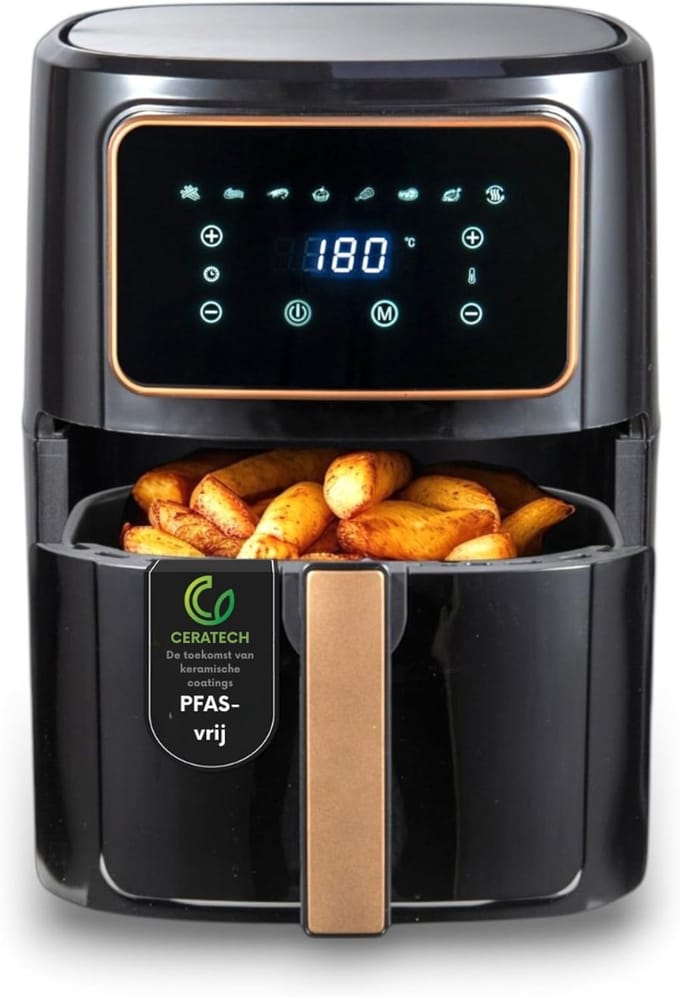 Core® Airfryer XXL - Mini-oven - Heteluchtfriteuse - 12L - 12 Programma's - Zwart - 36cm x 40cm x 36cm
