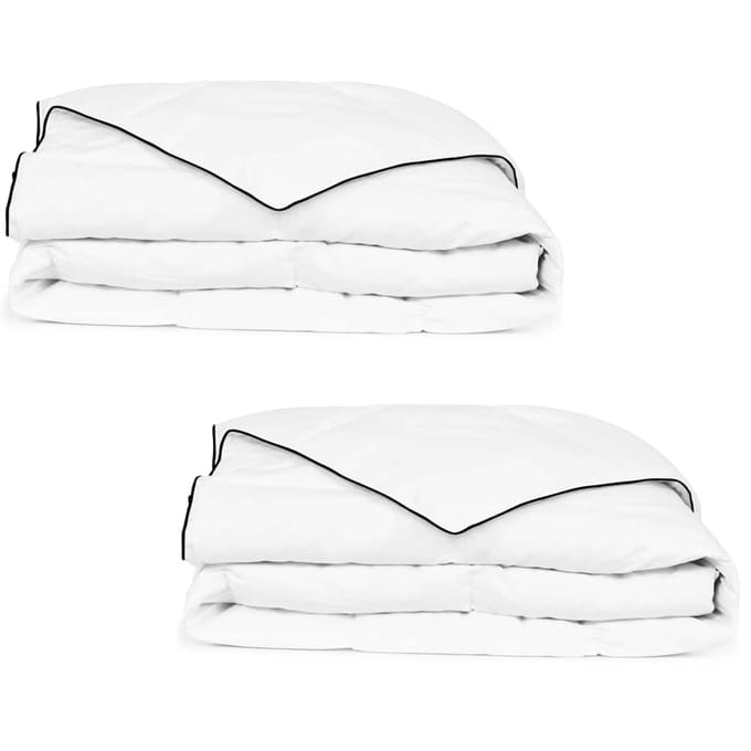 vidaXL - Winterdekbedden - 2 - st - 140x200 - cm - dons