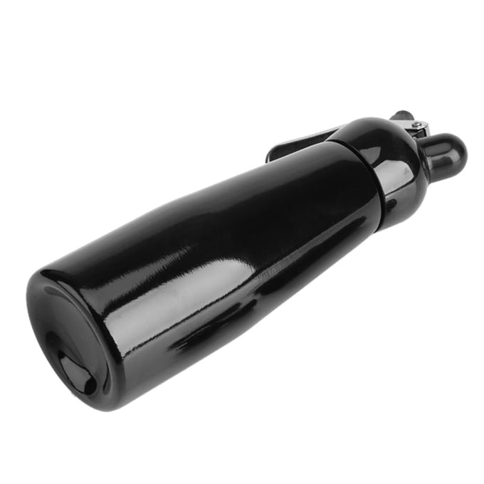 500 ml Zwart Aluminium Slagroom Dessert Boterspuit Schuimmaker L black