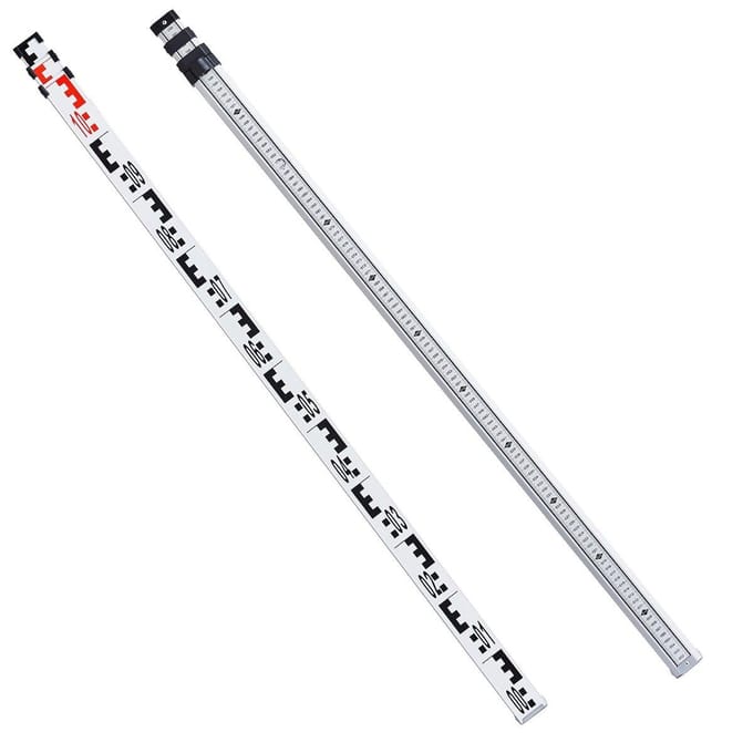 Meetlat 3M Metrisch Telescopisch Meetlat CM/MM met Waterpas & Tas