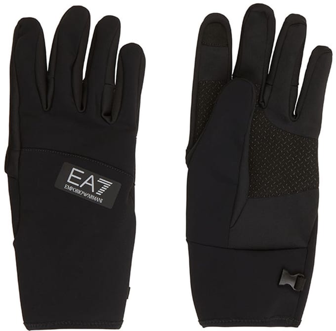 Ea7 Emporio Armani Train Softshell Handschoenen Zwart L