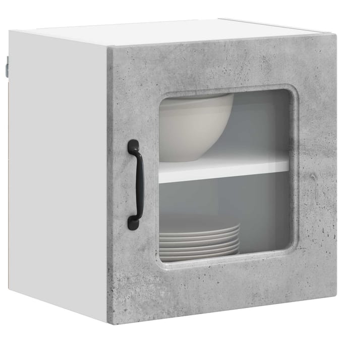 vidaXL - Vaatwasserpaneel - KALMAR - 2 - st - Beton - Grijs - 40 - x - 31 - x - 40 - cm