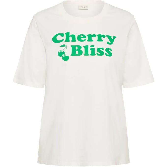 Dames-T-shirt KAFFE Curve Chari