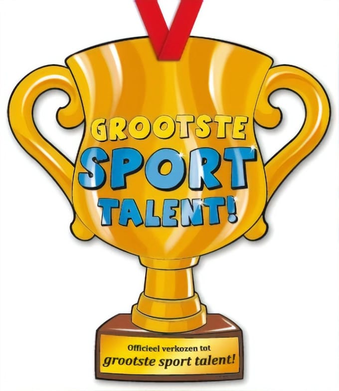 Trofee met lint - Trophy - Sporttalent