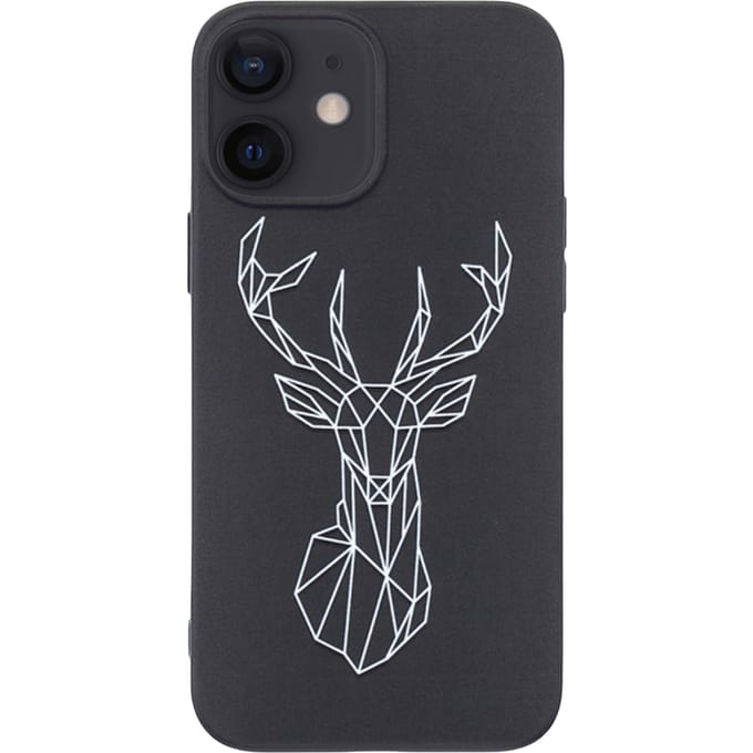 Mocaa iPhone 12 Mini Elk Hoesje Zwart