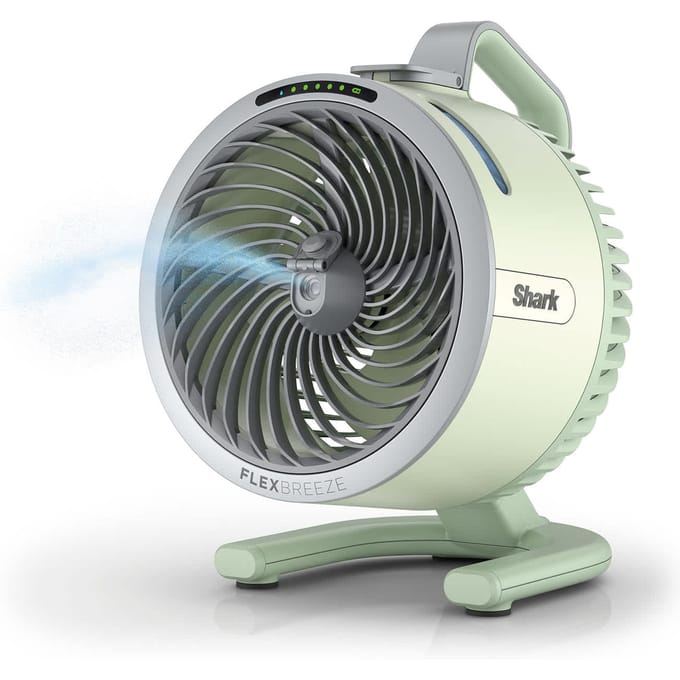 Shark FlexBreeze HydroGo Draagbare Ventilator met Vernevelingssysteem in Zwart | FA050EU | van SharkNinja