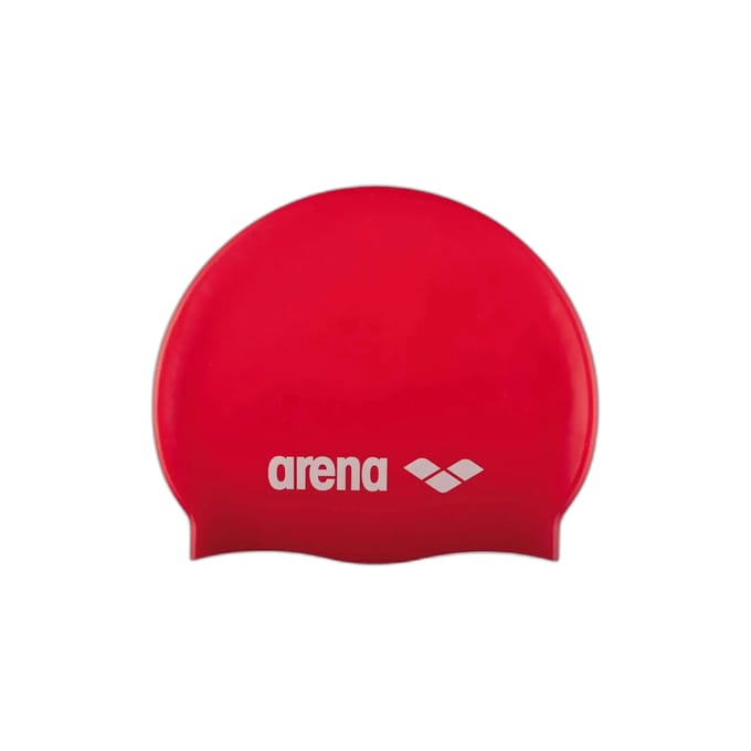 Arena Kinder Badmuts Classic Silicone Rood