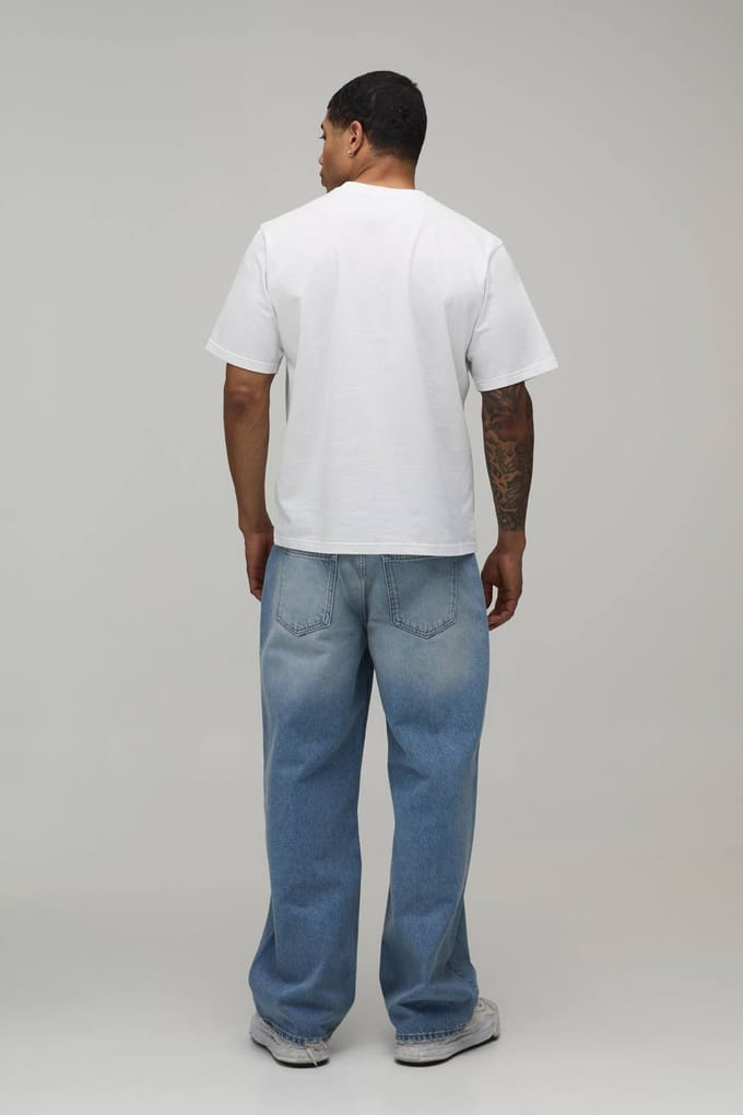Relaxed Heavyweight L'homme T-shirt | White | Size 4XL