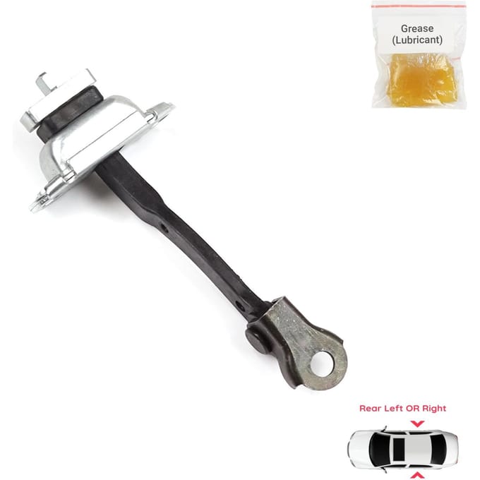 BDP1366 Butée de porte arrière Vérin de retenue Sangle de limitation pour Toyota Yaris Echo Verso FunCargo Vitz Platz MK1 P1 P2 2003-2005 Facelift