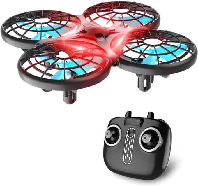 TIM®Drone voor Kinderen - Drone - Blauw - 14cm x 14cm x 5cm ; 59g