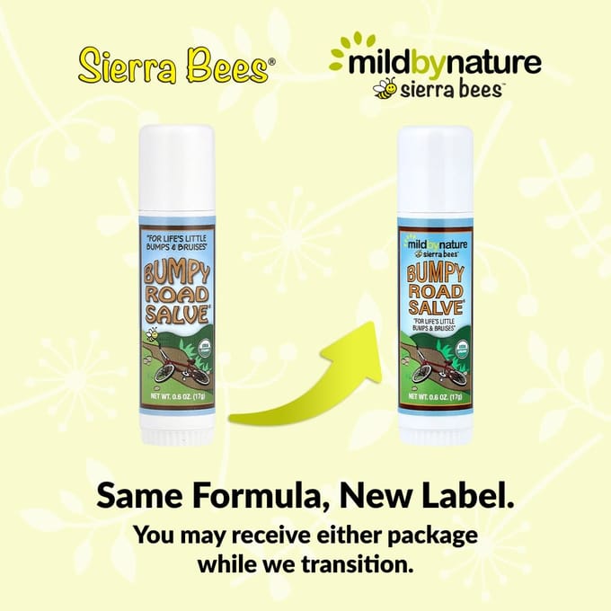 Mild By Nature, Sierra Bees™, Baume pour peau rugueuse®, 17g(0,6 oz) white