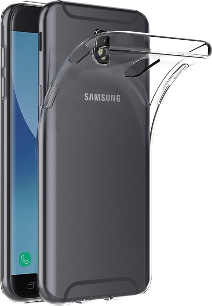 Hoesje voor Samsung Galaxy J7 2017 backcover Shockproof siliconen Transparant