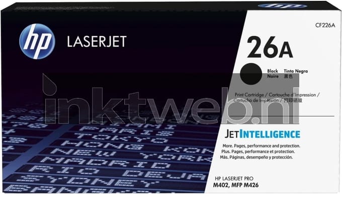 Tonercartridge hp cf226a 26a zwart
