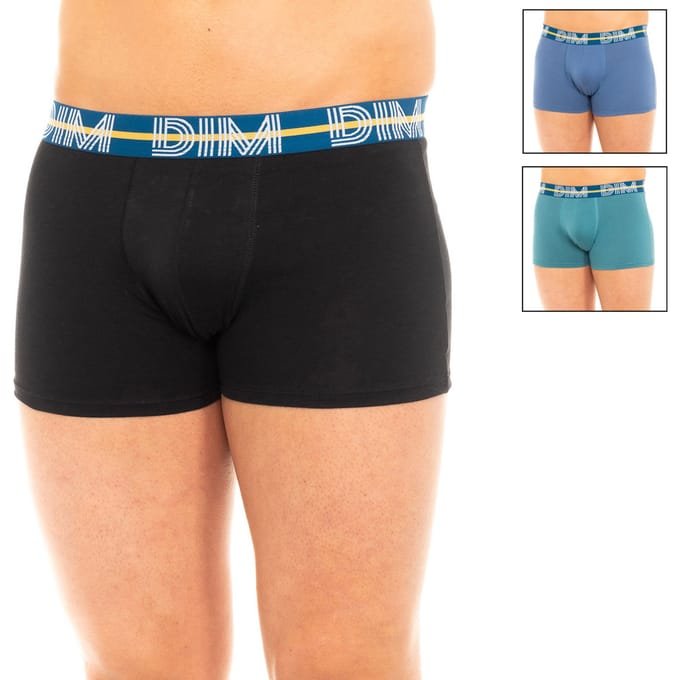 Pack-3 Boxersysteem ademende stof D01QU man