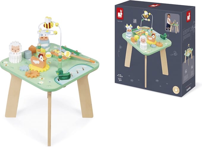 Janod - Houten activiteitentafel - De weide
