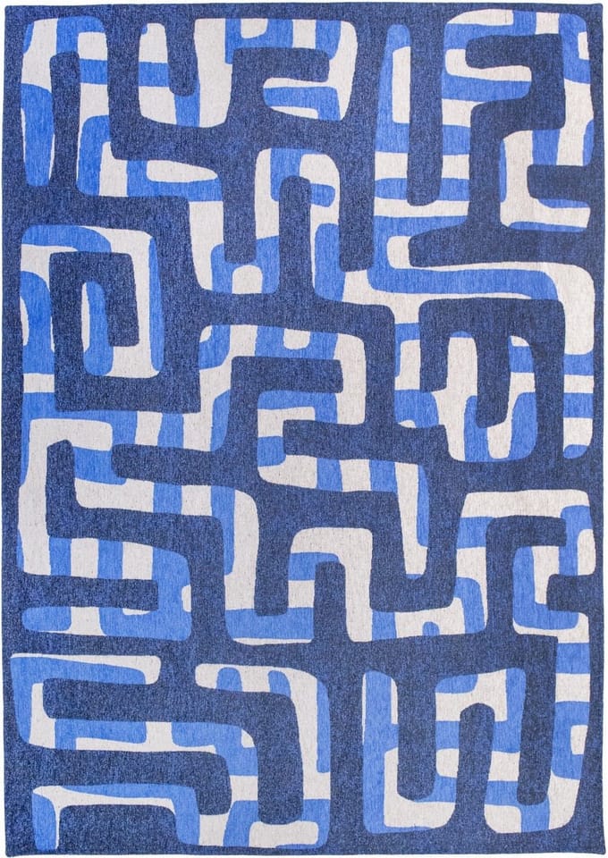 Vloerkleed Craft Kuba Ultramarine