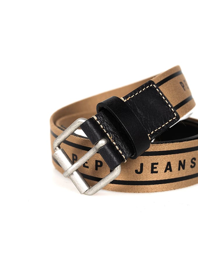 Pepe Jeans riem Berni Mannen zwart