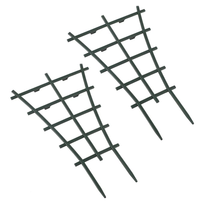 Support d'espalier en plastique pour plantes grimpantes black