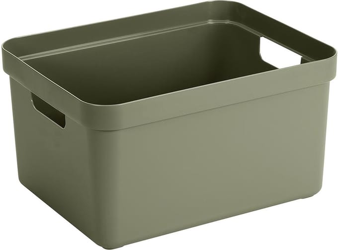 Sunware - Sigma home opbergbox 32L donker groen - 44,4 x 34,2 x 24,2 cm