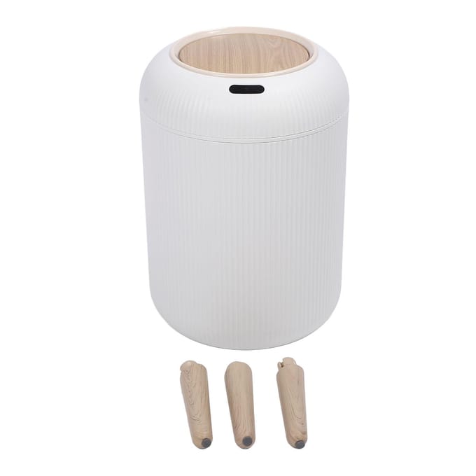 Slimme Sensor Afvalbak Waterdichte Plastic Touchless Prullenbak Automatische Vuilnisbak voor wit