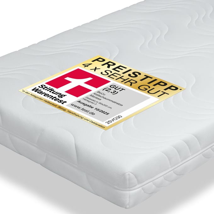 matras 90x200 - SLEEPNEO Marissa Matras - 18 cm dik - H3 - koudschuim - gemiddeld