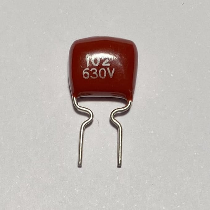 Keramische Condensator 1nF 630V | 102 | 10% | ROHS | 5 stuks