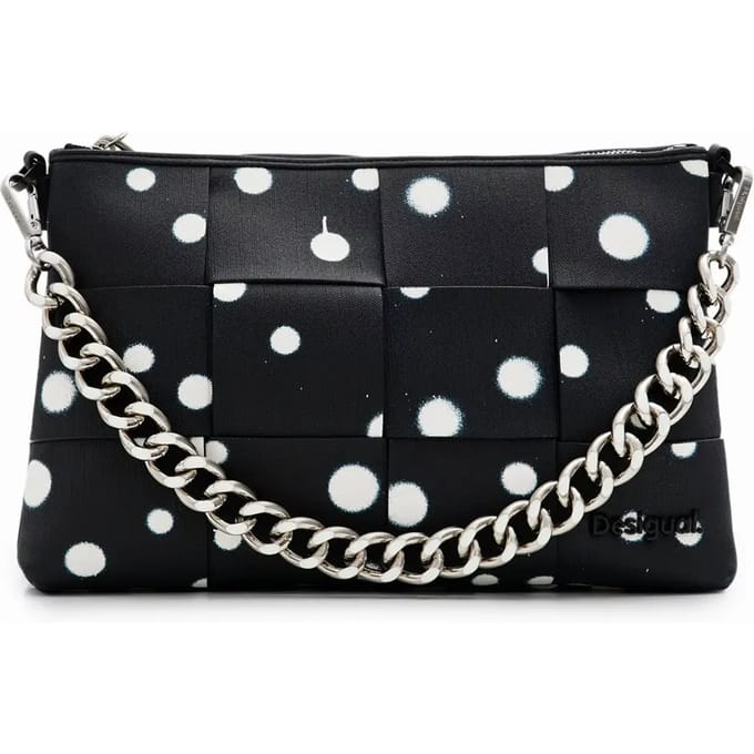Desigual Schoudertas New Splatter Dortmund Across Body Bag Black Zwart