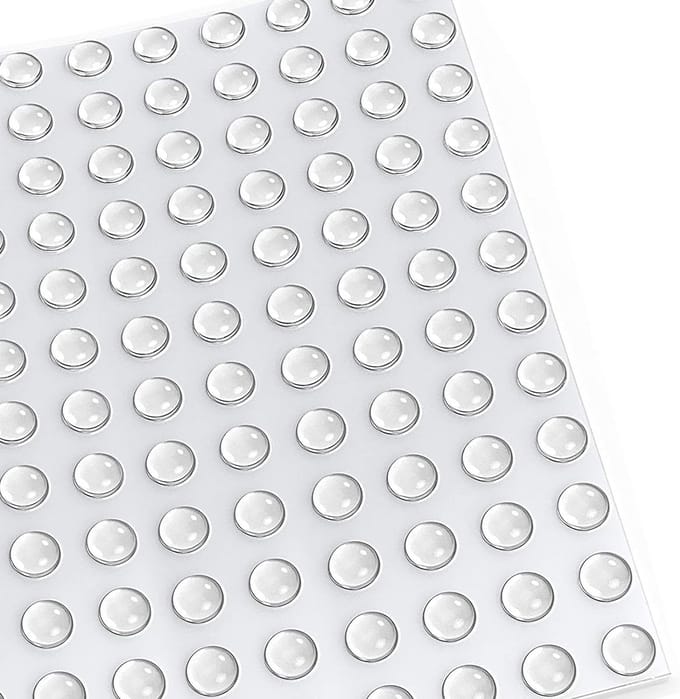 Kleine Zelfklevende Deurbumpers - 100 Pack Clear Rubber Voeten 1/4" Diameter