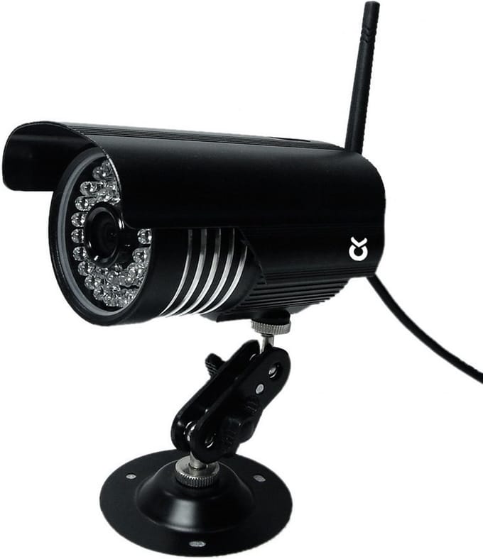 Camera set - Bewakingscamera set - Stal bewaking - Tot 1200m bereik - 2.4 GHz - Zwart