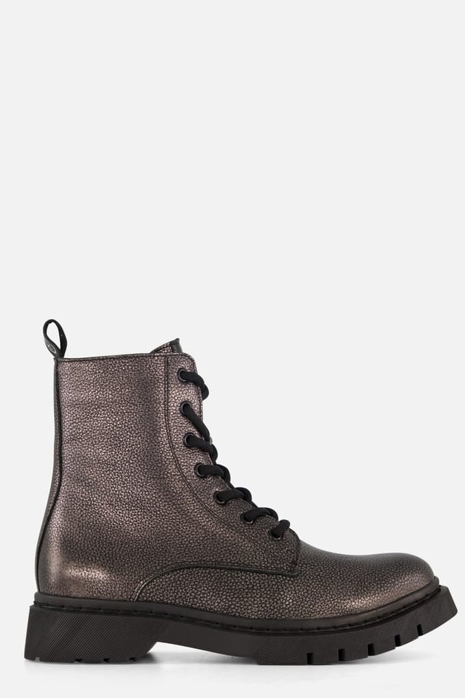 Tamaris Tamaris Veterboots zilver Textiel