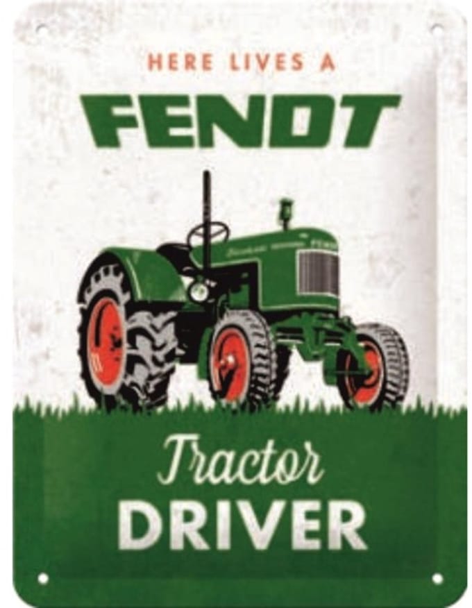 Wandbord - Fendt - Tractor Driver