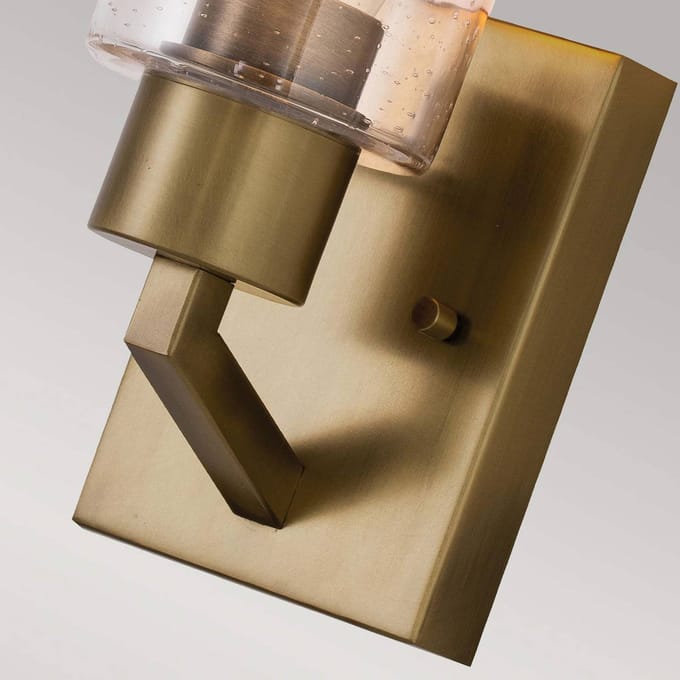 Kichler LED Wandlamp Deryn | 1X E27 Max 60W | Natural Brass