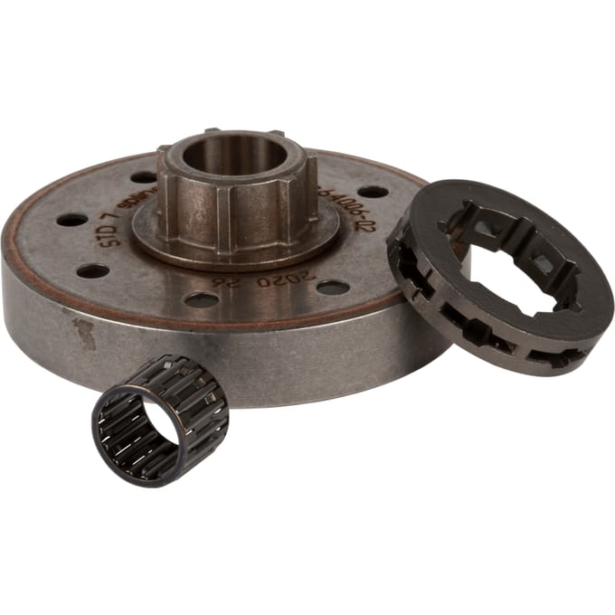 Clutch drum assy rim 3/8" 7t f