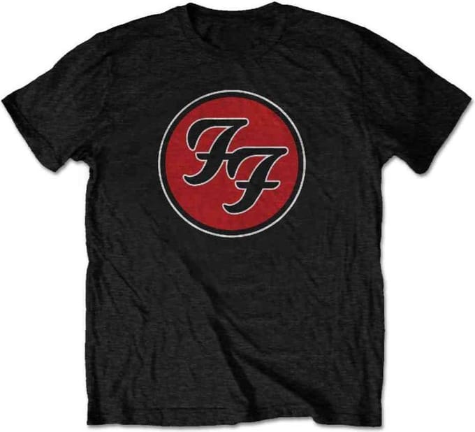 Foo Fighters - FF Logo Heren T-shirt - L - Zwart