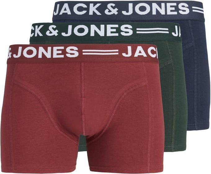 JACK&JONES - SENSE TRUNKS 3-PACK NOOS - Heren - Onderbroeken