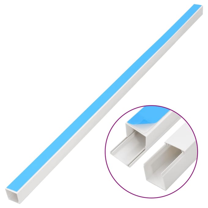 vidaXL - Kabelgoot - zelfklevend - 33x33 - mm - 10 - m - PVC