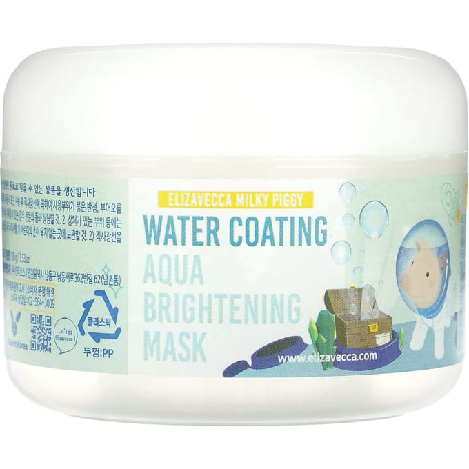 [Elizavecca] Water Coating Aqua Verhelderend Masker + Hydraterend & Verhelderend + 100 g white