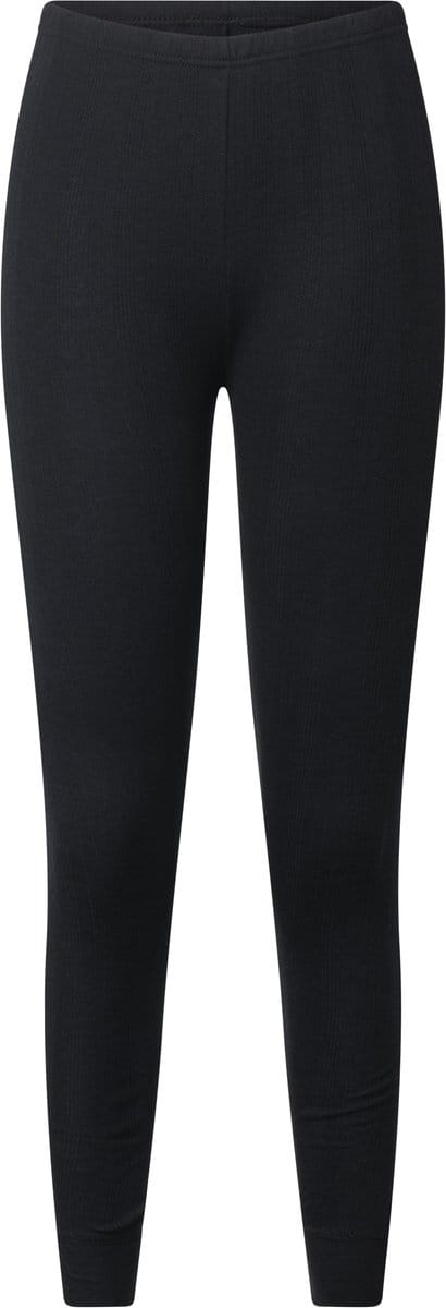 Lunatex - dames thermo broek - 50% polyester en 50% modal - zwart - maat M