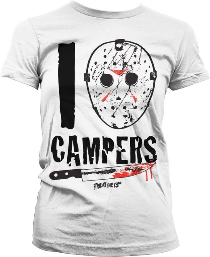 Friday the 13th I Jason Camp ers Girly Tee dames-T-shirt White
