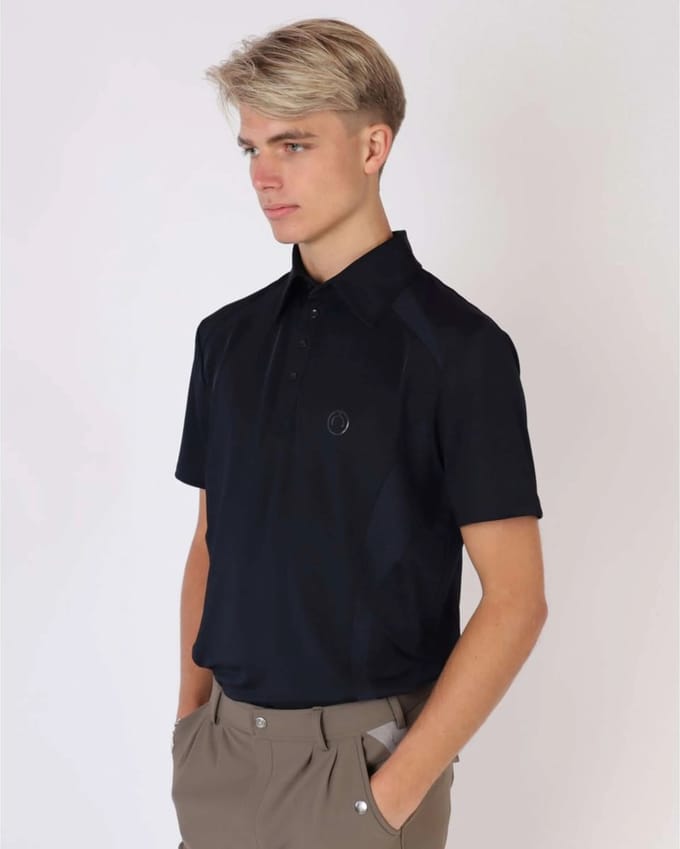 Montar Polo Mens Side Panels Dark Navy - M