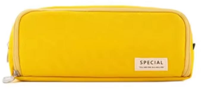 Scoby - School Etui - Luxe Etui - Pennenzak - Pencil Case - Geel