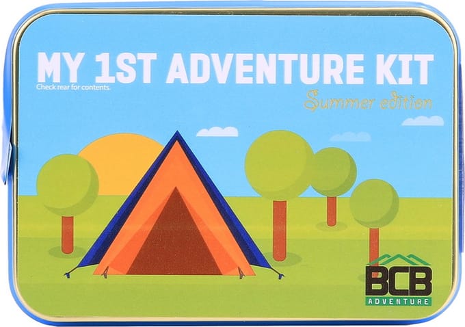 Bushcraft survivalset My 1st Adventure Kit Summer Edition kind - 10-delig