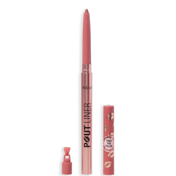Makeup Revolution Pout Bomb Plumping Lip Liner 0.2g (Various Shades) - Chauffeur Nude