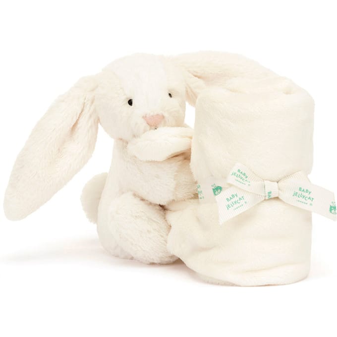 Jellycat knuffeldoekje en knuffel bashful bunny cream