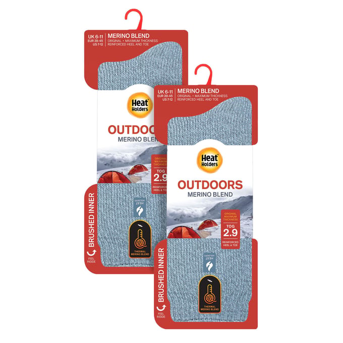 Heren 2-Pack Merinowol Thermosokken