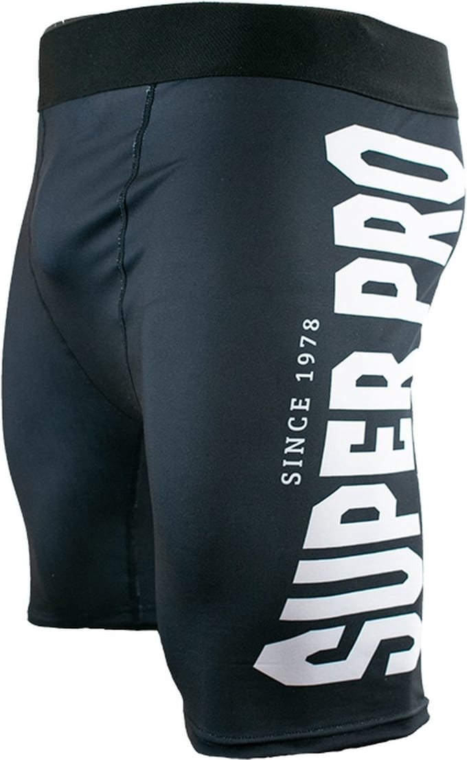 Super Pro Combat Gear Compression Short Zwart/Wit Extra Extra Large
