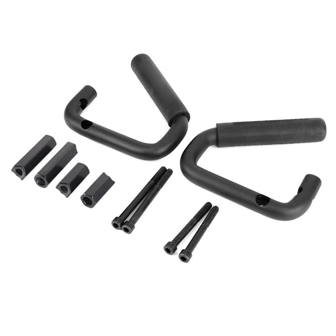 Aluminiumlegering Auto Voorste Handgreep Accessoire Geschikt voor Wrangler JK 2 4 Deurs 2007-2019 black