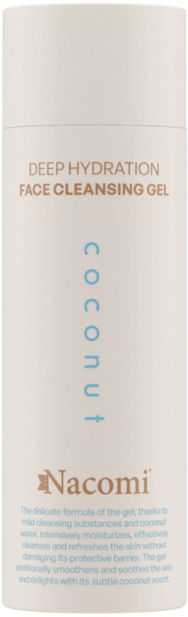 Nacomi Deep hydration Face Cleansing Gel COCONUT 140ml.