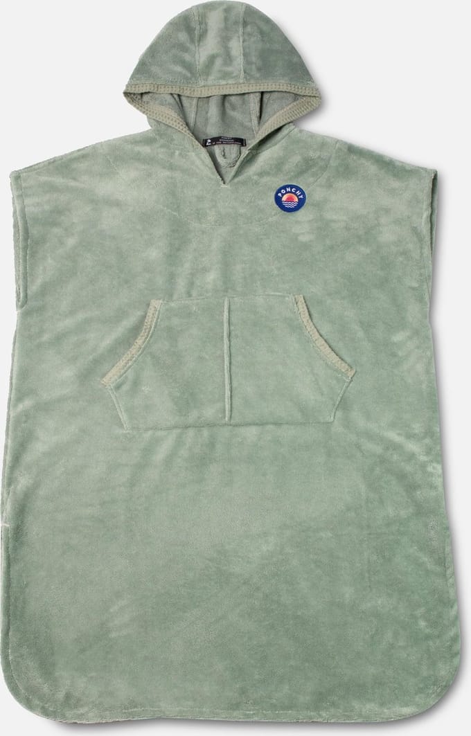 Ponchy - Verde Velho - Bamboe Kinder strandponcho - Groot - Surf Poncho